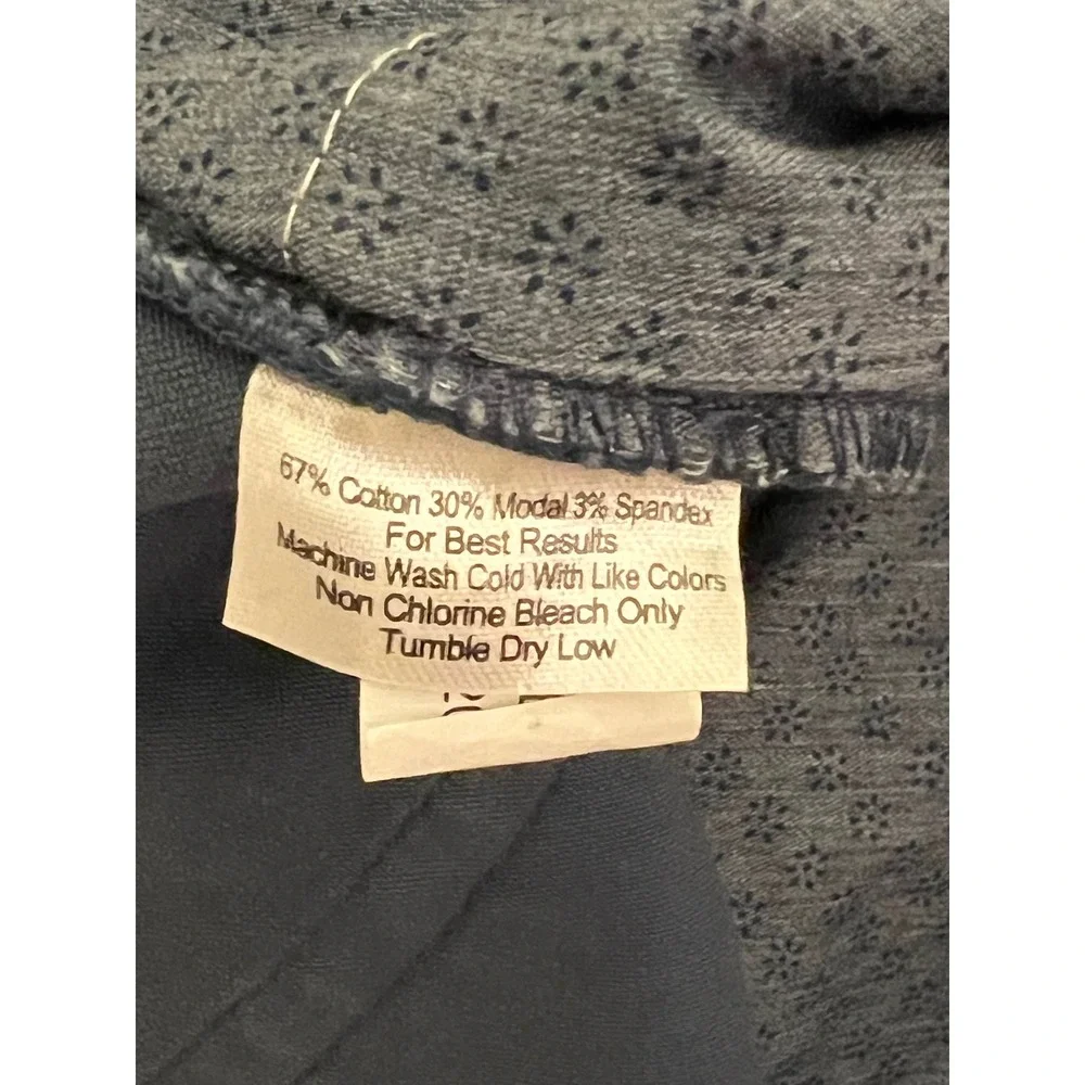 Peter Millar Men 32x33 Cotton Modal Stretch Five Pocket Pants Teal Blue Straight